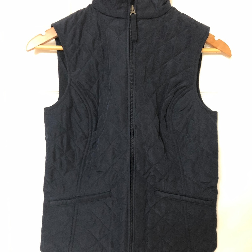 NWT Van Heusen Women's Navy Quilted Vest